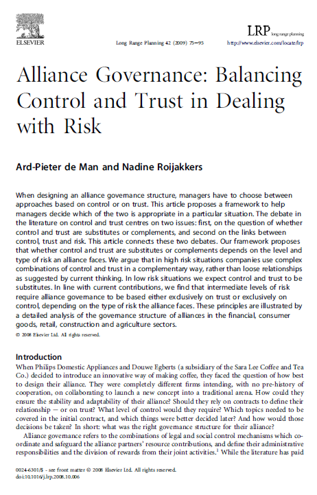 LRP control trust