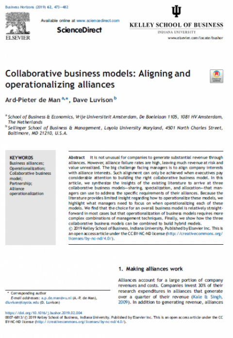 Collaborative business models2